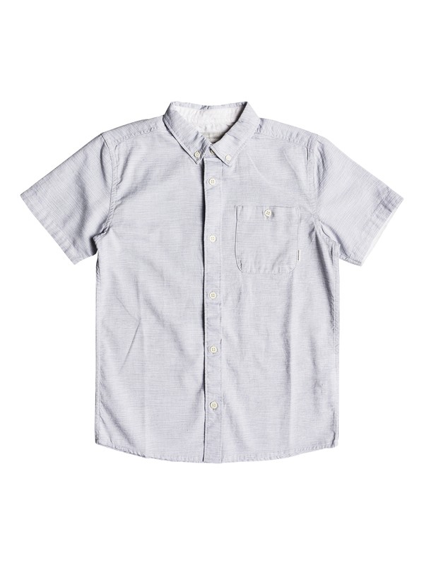 quiksilver, Boys 8-16 Waterfalls - Short Sleeve Shirt, VINTAGE INDIGO (byl0) 0 Boys 8-16 Waterfalls - Short Sleeve Shirt Blue EQBWT03201 Quiksilver