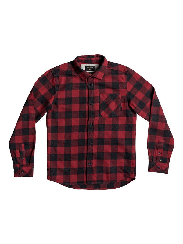 quiksilver, Motherfly - Chemise en flanelle pour Garçon 8-16 ans, RIO RED MOTHERFLY CHECK (rrk1) 0 Motherfly - Chemise en flanelle pour Garçon 8-16 ans Rouge EQBWT03206 Quiksilver