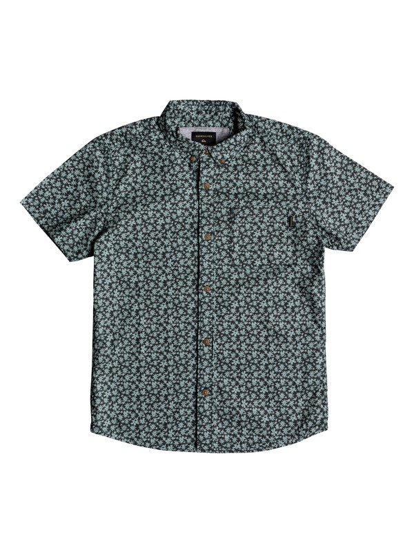quiksilver, Minikani Short Sleeve Shirt, TARMAC MINIKANI (kta6) 0 Minikani Short Sleeve Shirt EQBWT03213 Quiksilver