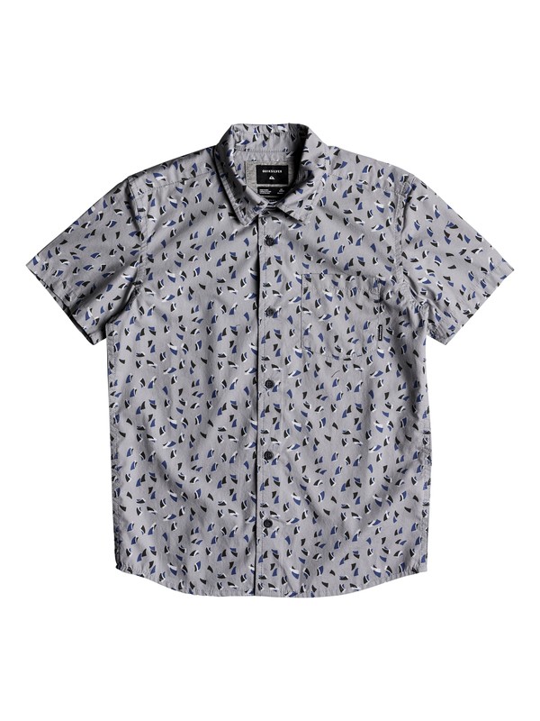 quiksilver, AKAN WATERS YOUTH, SLEET MECHANICAL DITSY (szp6) 0 AKAN WATERS YOUTH Gris EQBWT03216 Quiksilver