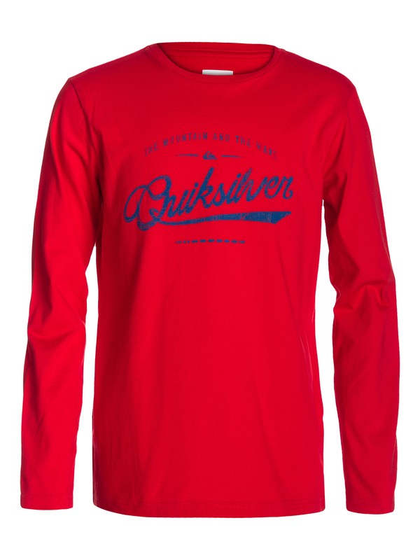 quiksilver, Ls Bright T Yth D5, QUIK RED (rqr0) 0 Ls Bright T Yth D5 EQBZT03007 Quiksilver