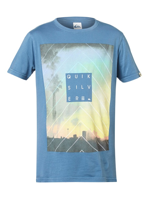 quiksilver, Ss Roadie Tee Yth K9, BLUESTONE (bmc0) 0 Ss Roadie Tee Yth K9 EQBZT03028 Quiksilver
