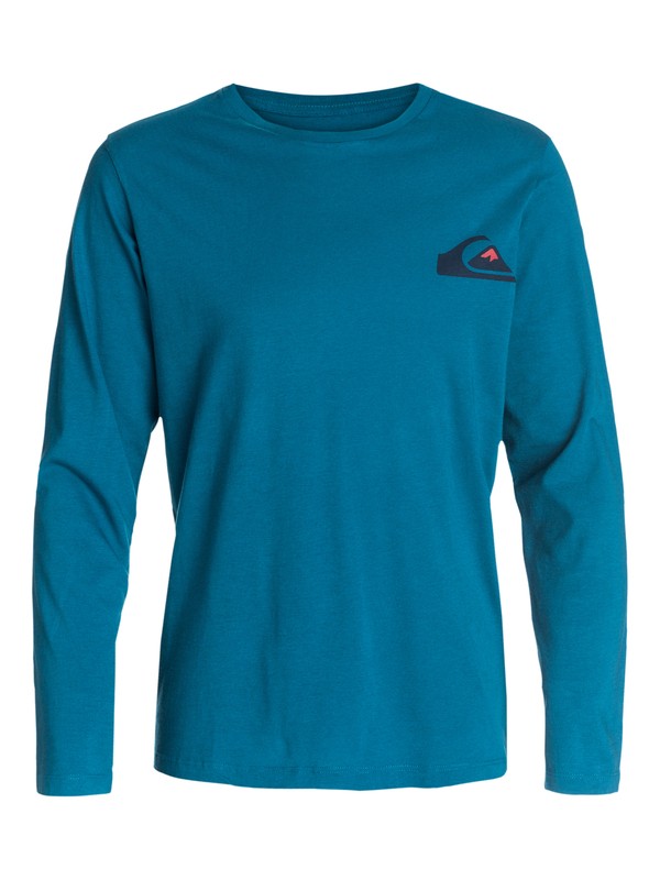 quiksilver, Ls Organic Tee Yth L10, MOROCCAN BLUE (bsg0) 0 Ls Organic Tee Yth L10 EQBZT03033 Quiksilver