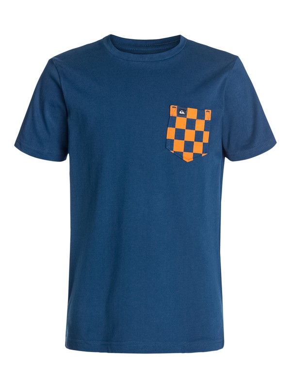 quiksilver, Ss Bright Pocket Tee Youth E2, ESTATE BLUE (bsw0) 0 Ss Bright Pocket Tee Youth E2 EQBZT03053 Quiksilver