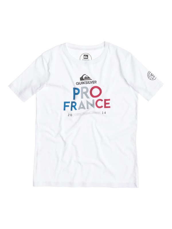 quiksilver, QUIK PRO 14 YOUTH BASIC TEE, WHITE (wbb0) 0 QUIK PRO 14 YOUTH BASIC TEE EQBZT03176 Quiksilver