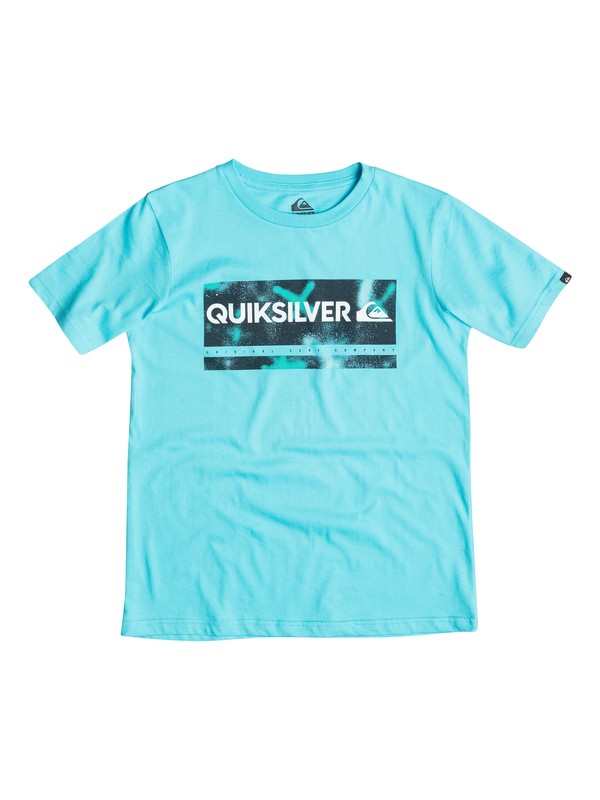 quiksilver, Classic Check My Spray - T-shirt, BLUEFISH (bgz0) 0 Classic Check My Spray - T-shirt EQBZT03232 Quiksilver