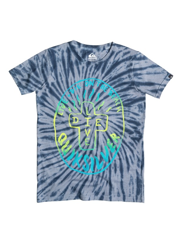 quiksilver, Live And Die - T-shirt, DARK DENIM (brq0) 0 Live And Die - T-shirt EQBZT03263 Quiksilver