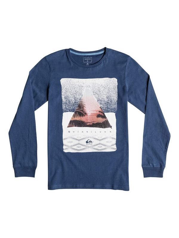 quiksilver, Carbon Sintra - Tee-Shirt à manches longues, DARK DENIM (brq0) 0 Carbon Sintra - Tee-Shirt à manches longues EQBZT03372 Quiksilver