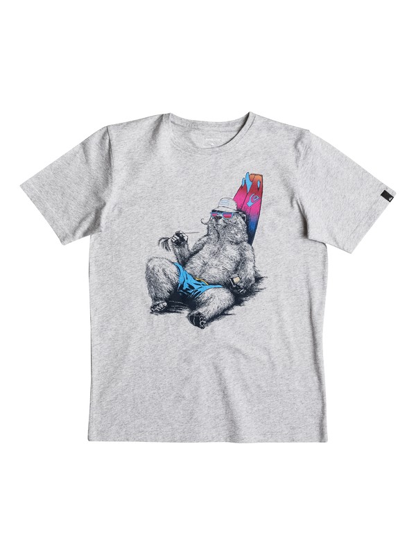 quiksilver, Classic Local Mostly - T-Shirt, ATHLETIC HEATHER (sgrh) 0 Classic Local Mostly - T-Shirt Grau EQBZT03464 Quiksilver
