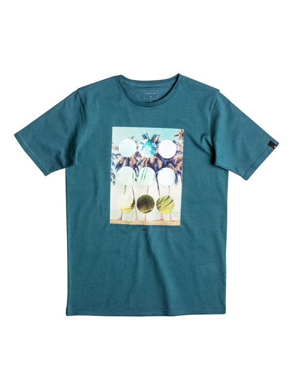 quiksilver, Classic Lost Paradise - Tee-Shirt, INDIAN TEAL (bqk0) 0 Classic Lost Paradise - Tee-Shirt EQBZT03470 Quiksilver