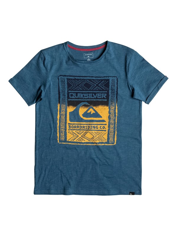 quiksilver, Slub Walled Up - Tee-Shirt, INDIAN TEAL (bqk0) 0 Slub Walled Up - Tee-Shirt EQBZT03481 Quiksilver