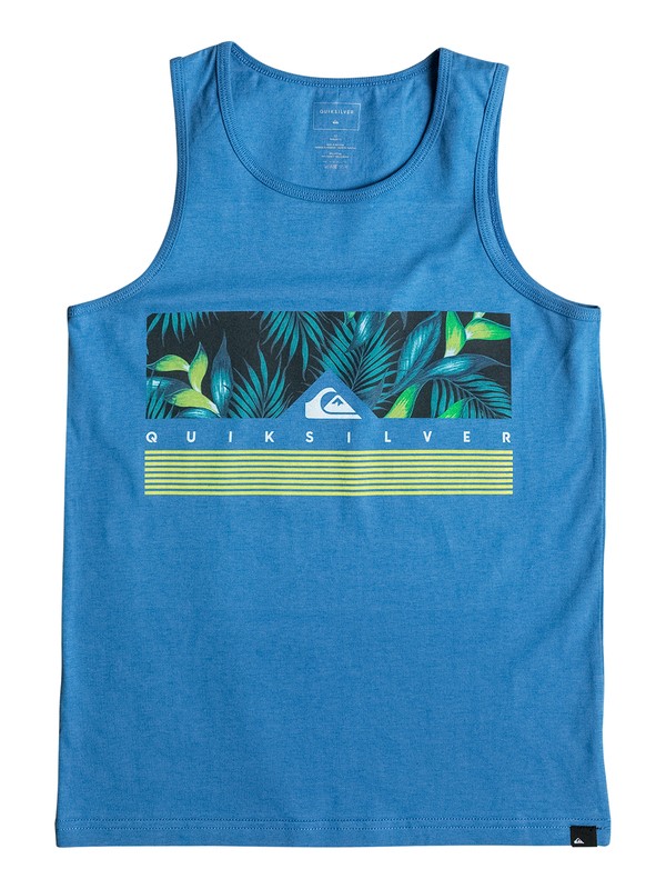 quiksilver, Classic Jungle Box - Haut sans manches, VALLARTA BLUE (byh0) 0 Classic Jungle Box - Haut sans manches EQBZT03485 Quiksilver