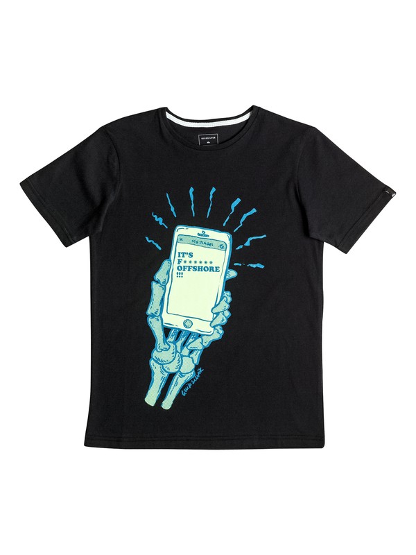 quiksilver, Classic Offshore - T-Shirt, BLACK (kvj0) 0 Classic Offshore - T-Shirt Schwarz EQBZT03488 Quiksilver