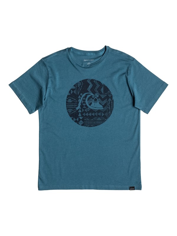 quiksilver, Circle Bubble - Tee-Shirt, INDIAN TEAL (bqk0) 0 Circle Bubble - Tee-Shirt EQBZT03521 Quiksilver