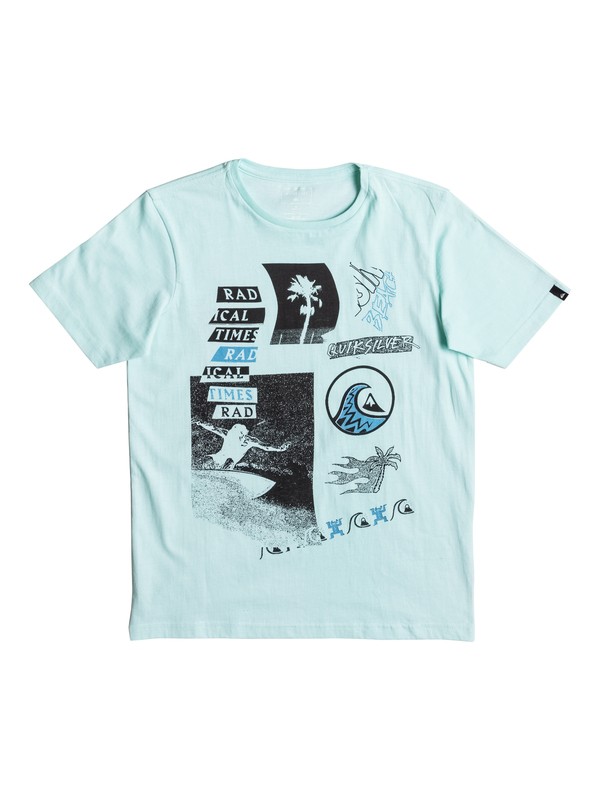quiksilver, Classic Venice Bliss - T Shirt, BLUE LIGHT (bek0) 0 Classic Venice Bliss - T Shirt EQBZT03561 Quiksilver
