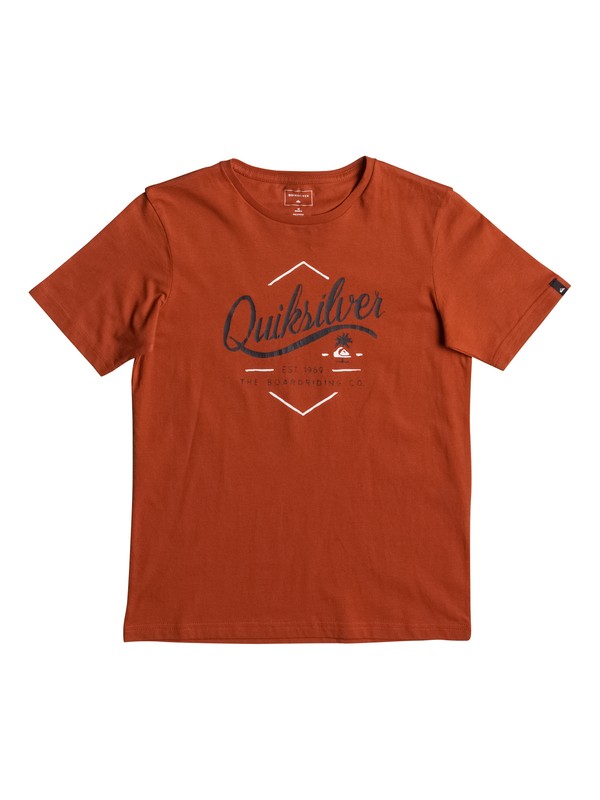 quiksilver, Classic Sea Tales - T-Shirt, ROOIBOS TEA (rzb0) 0 Classic Sea Tales - T-Shirt Red EQBZT03566 Quiksilver