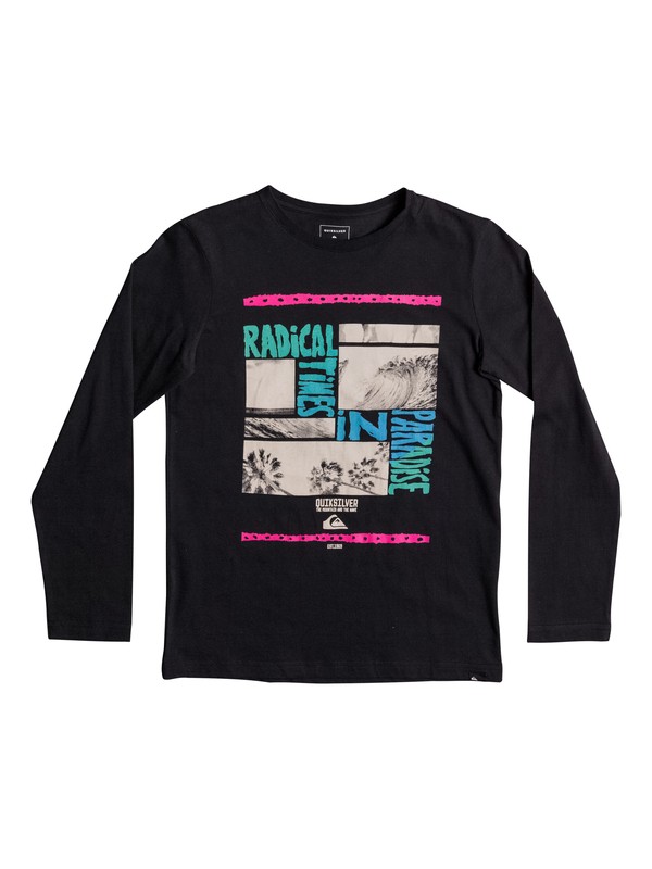 quiksilver, Classic Radical Trip - Longsleeve, BLACK (kvj0) 0 Classic Radical Trip - Longsleeve Schwarz EQBZT03567 Quiksilver