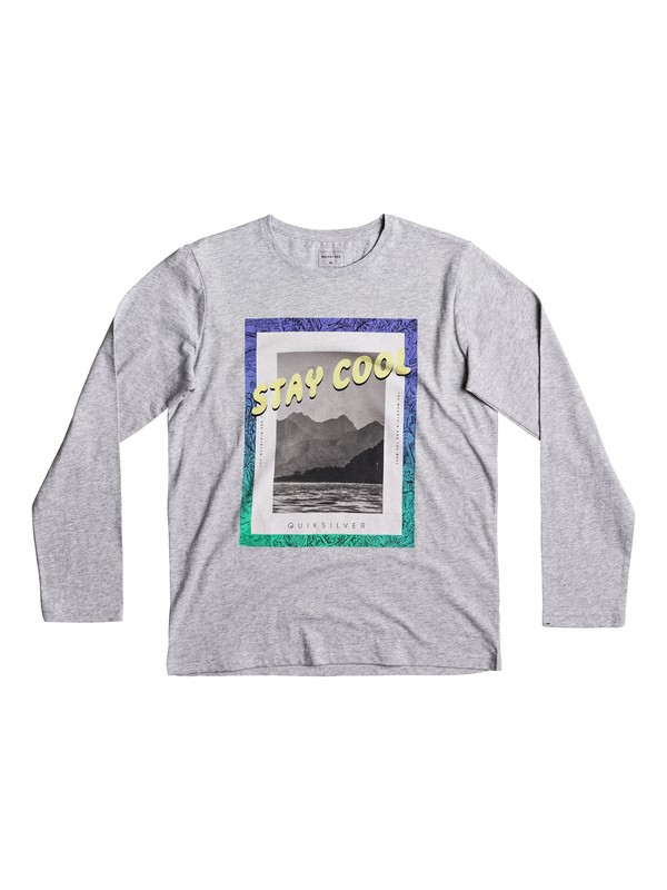 quiksilver, Classic Stay Cool - Longsleeve, ATHLETIC HEATHER (sgrh) 0 Classic Stay Cool - Longsleeve Grau EQBZT03568 Quiksilver