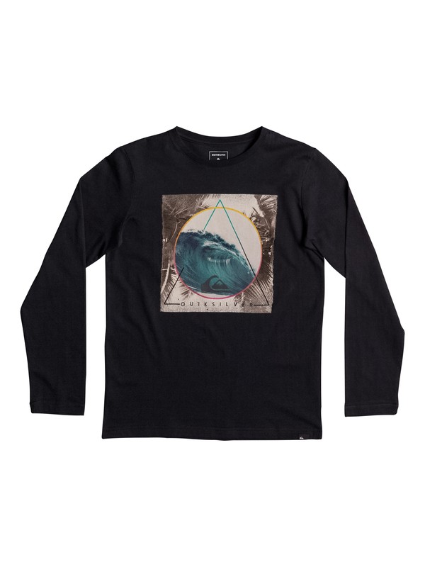 quiksilver, Classic Bermuda Trian - Longsleeve, BLACK (kvj0) 0 Classic Bermuda Trian - Longsleeve Schwarz EQBZT03569 Quiksilver