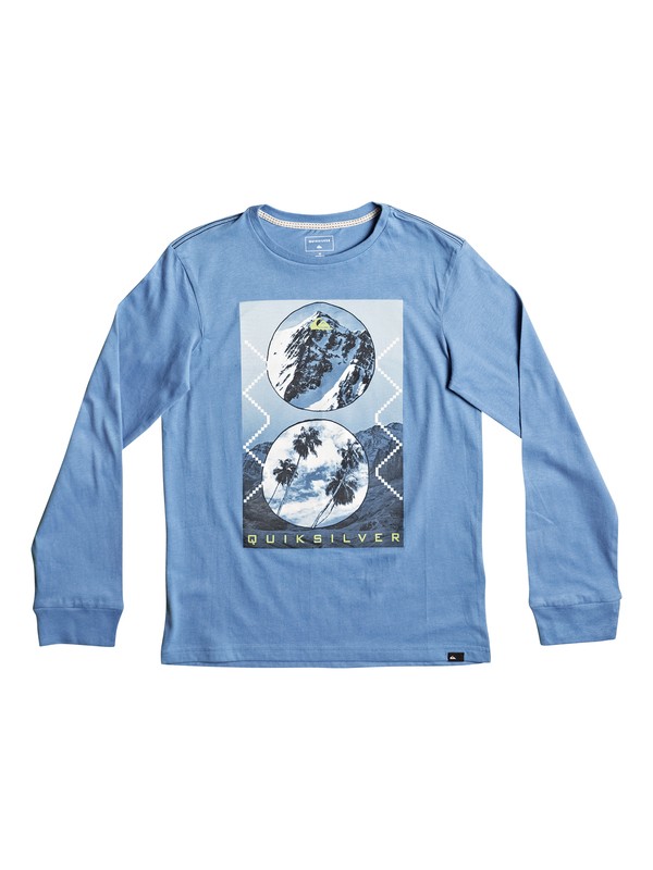 quiksilver, Carbon Finish Simply - Superweiches Langarmshirt, CENDRE BLUE (bll0) 0 Carbon Finish Simply - Superweiches Langarmshirt Blau EQBZT03581 Quiksilver
