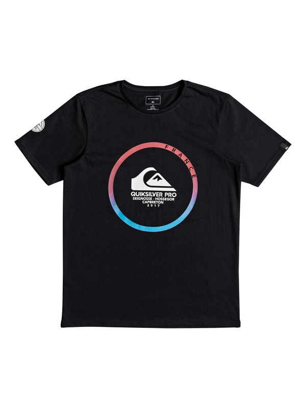 quiksilver, Quik Pro France Tee Youth 2017 - T-Shirt, BLACK (kvj0) 0 Quik Pro France Tee Youth 2017 - T-Shirt EQBZT03633 Quiksilver