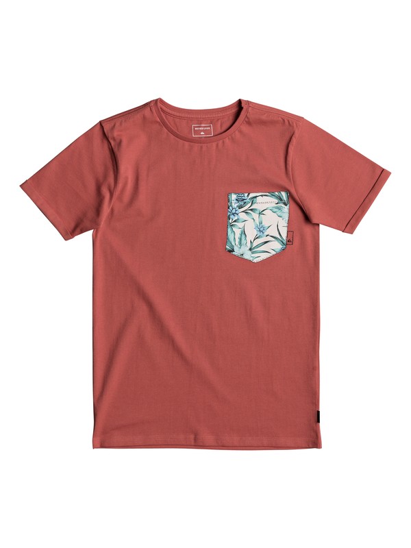 quiksilver, Classic Quadro Glide - T-Shirt for Boys 8-16, MINERAL RED (mmz0) 0 Classic Quadro Glide - T-Shirt for Boys 8-16 Pink EQBZT03667 Quiksilver