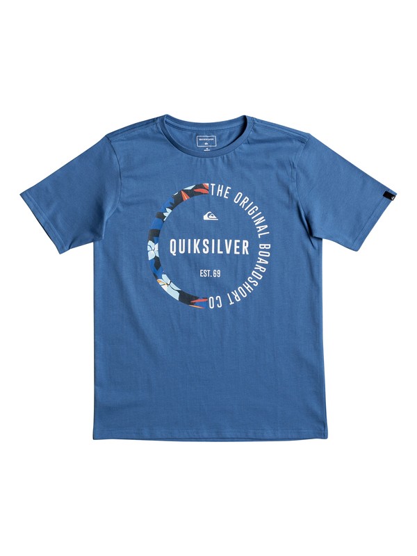quiksilver, Classic Revenge - T-Shirt for Boys 8-16, BRIGHT COBALT (bpc0) 0 Classic Revenge - T-Shirt for Boys 8-16 Blue EQBZT03670 Quiksilver