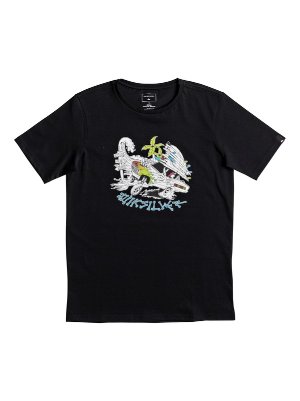 quiksilver, Classic Days On - T-Shirt for Boys 8-16, BLACK (kvj0) 0 Classic Days On - T-Shirt for Boys 8-16 Black EQBZT03672 Quiksilver