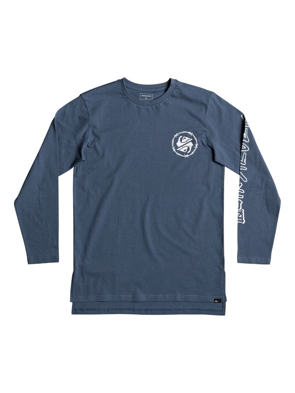 quiksilver, Critical Dates - T shirt manches longues pour Garçon 8-16 ans, REAL TEAL (bpr0) 0 Critical Dates - T shirt manches longues pour Garçon 8-16 ans EQBZT03683 Quiksilver