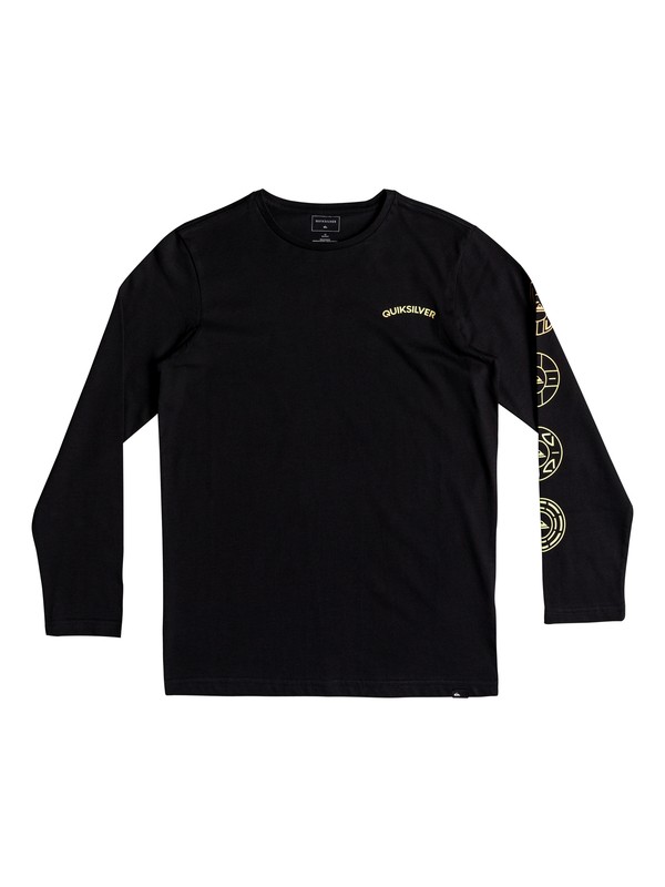 quiksilver, Classic Next Steps - T shirt manches longues pour Garçon 8-16 ans, BLACK (kvj0) 0 Classic Next Steps - T shirt manches longues pour Garçon 8-16 ans EQBZT03686 Quiksilver