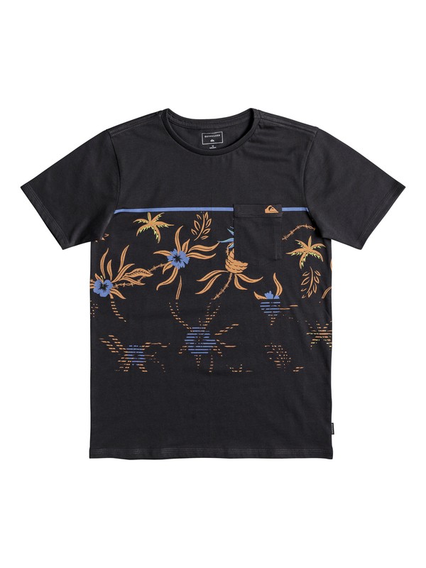 quiksilver, Stack For Days - T shirt avec poche, TARMAC (kta0) 0 Stack For Days - T shirt avec poche Noir EQBZT03697 Quiksilver