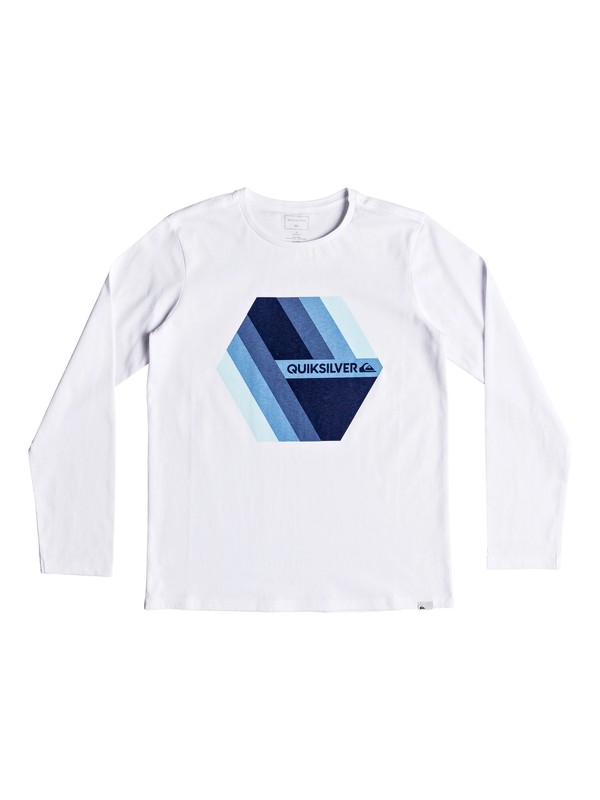 quiksilver, Retro Right - T-shirt à manches longues pour Garçon 8-16 ans, WHITE (wbb0) 0 Retro Right - T-shirt à manches longues pour Garçon 8-16 ans Blanc EQBZT03804 Quiksilver