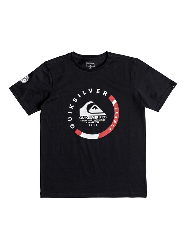 quiksilver, Quik Pro France 2018 - T-Shirt for Boys 8-16, BLACK (kvj2) 0 Quik Pro France 2018 - T-Shirt for Boys 8-16 Black EQBZT03824 Quiksilver