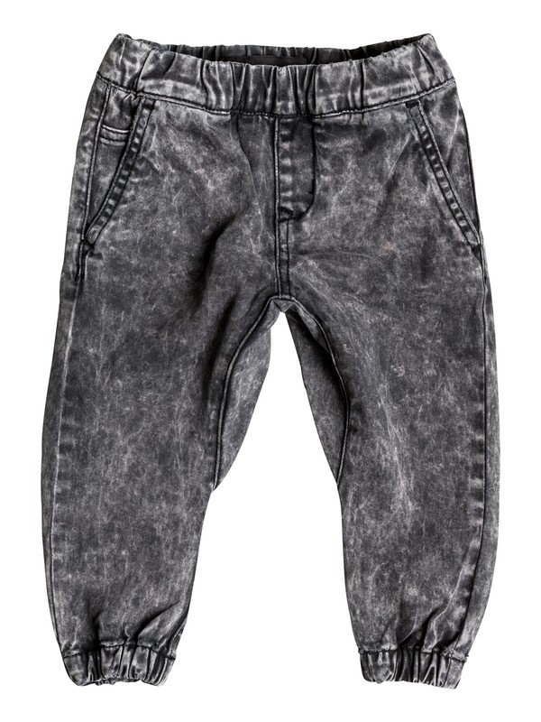 quiksilver, Outta My Way - Pantalon Molleton Effet Denim, TARMAC (kta0) 0 Outta My Way - Pantalon Molleton Effet Denim Noir EQINP03018 Quiksilver