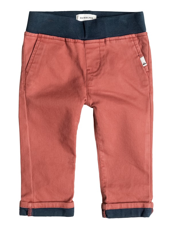 quiksilver, Krandy Contrast - Pantalon chino, BARN RED (rqj0) 0 Krandy Contrast - Pantalon chino EQINP03019 Quiksilver