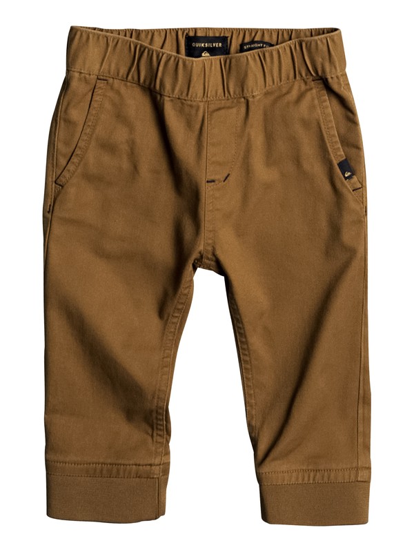 quiksilver, Tapo - Chino Joggers, RUBBER (cpp0) 0 Tapo - Chino Joggers Brown EQINP03021 Quiksilver