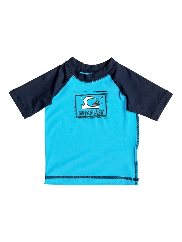 quiksilver, Bubble Dream - Kurzarm-Rashvest, BLUE DANUBE/ NAVY BLAZER (xbkb) 0 Bubble Dream - Kurzarm-Rashvest Blau EQIWR03006 Quiksilver