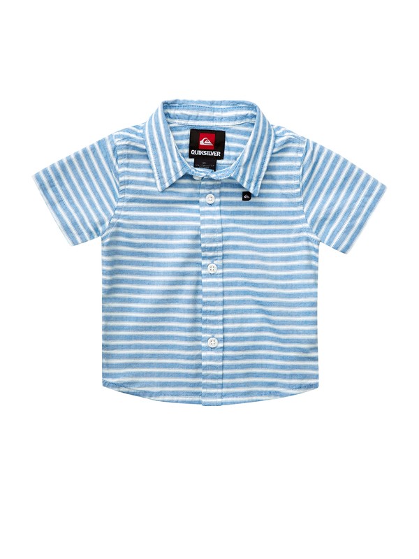 quiksilver, Baby Swamis Short Sleeve Shirt, SNORKEL (bqc0) 0 Baby Swamis Short Sleeve Shirt EQIWT00004 Quiksilver