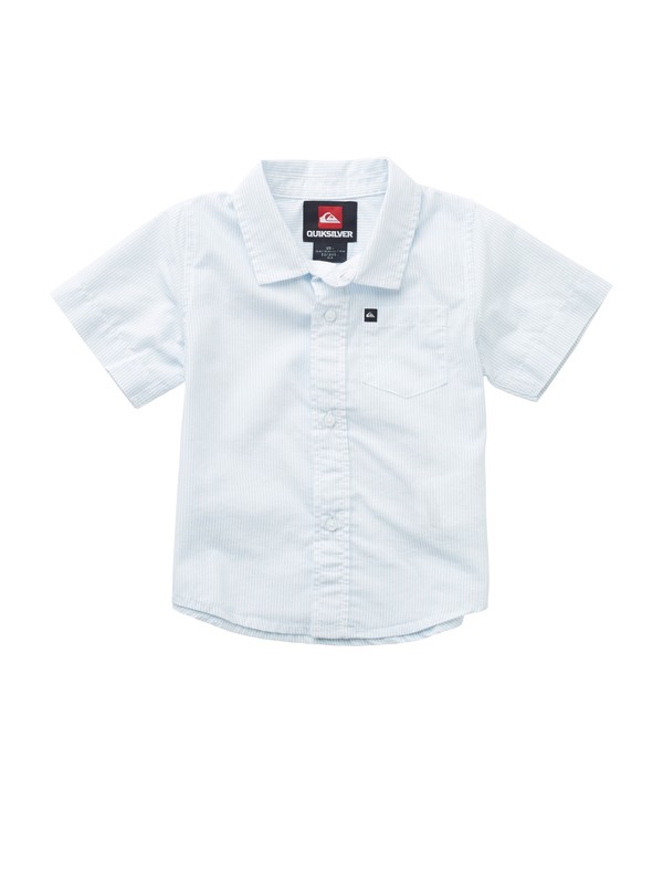 quiksilver, Baby Barracuda Cay Shirt, WHITE (wbb0) 0 Baby Barracuda Cay Shirt EQIWT00012 Quiksilver