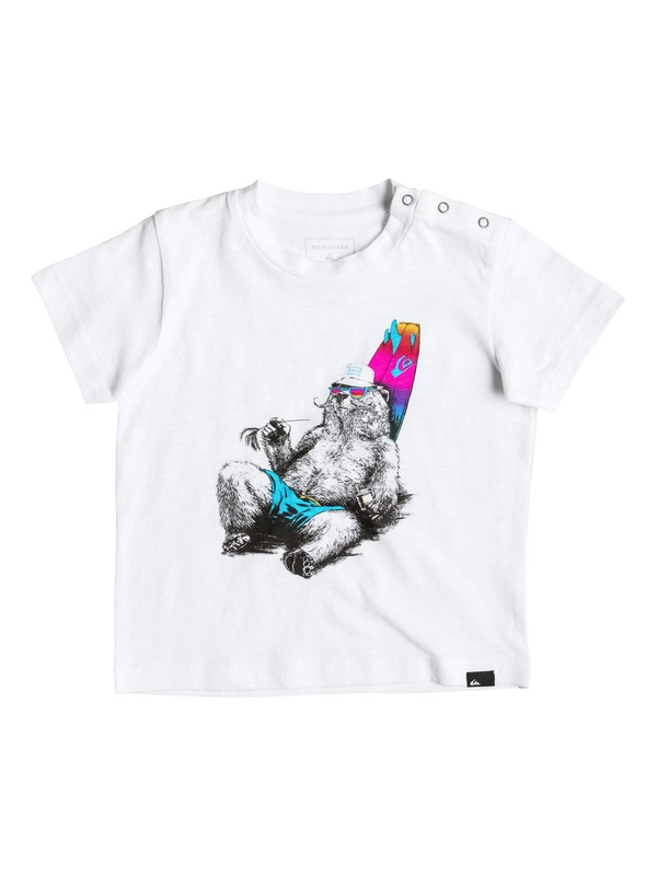 quiksilver, Slub Local Mostly - Tee-Shirt, WHITE (wbb0) 0 Slub Local Mostly - Tee-Shirt EQIZT03024 Quiksilver