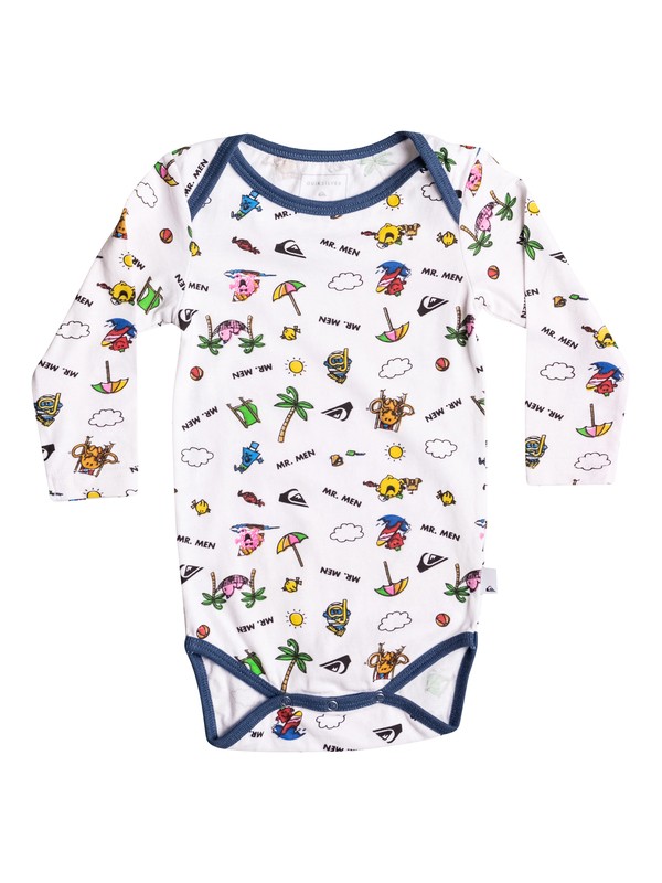 quiksilver, Mr Men Body - Tee-Shirt à manches longues ultra-doux pour Bebés, WHITE (wbb0) 0 Mr Men Body - Tee-Shirt à manches longues ultra-doux pour Bebés EQIZT03026 Quiksilver