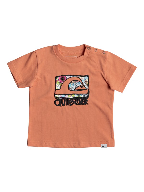 quiksilver, Classic Wemi - T Shirt col rond pour Bebés, CADMIUM ORANGE (nhj0) 0 Classic Wemi - T Shirt col rond pour Bebés EQIZT03034 Quiksilver