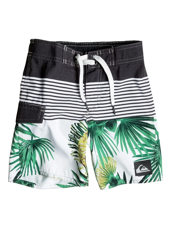quiksilver, Boy's 2-7 Division Remix 12" Boardshorts, DIVISION REMIX WHITE (wbb6) 0 Boy's 2-7 Division Remix 12" Boardshorts EQKBS03050 Quiksilver