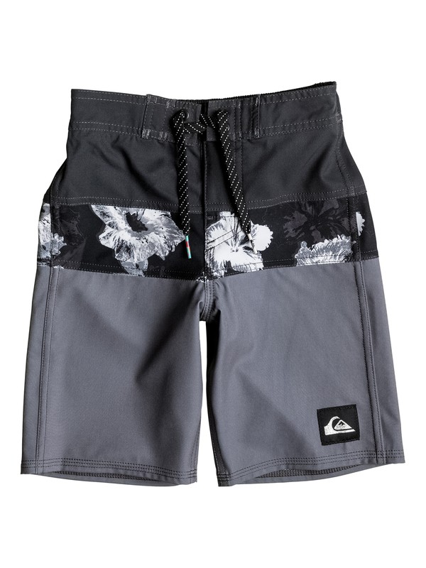 quiksilver, Niños 2-7 Boardshorts de 14.5" Panel Blocked Vee, TARMAC (kta6) 0 Niños 2-7 Boardshorts de 14.5" Panel Blocked Vee EQKBS03086 Quiksilver