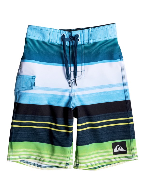 quiksilver, Everyday Stripe Vee 14.5" - Board Shorts, MOROCCAN BLUE (bsg6) 0 Everyday Stripe Vee 14.5" - Board Shorts EQKBS03089 Quiksilver