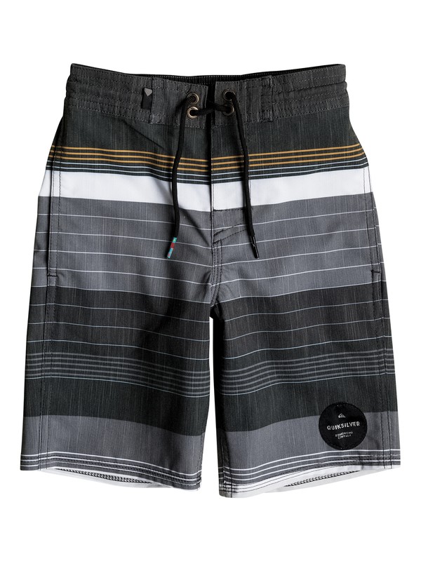 quiksilver, Boy's 2-7 Swell Vision 14.5" Beachshorts, BLACK (kvj6) 0 Boy's 2-7 Swell Vision 14.5" Beachshorts EQKBS03092 Quiksilver