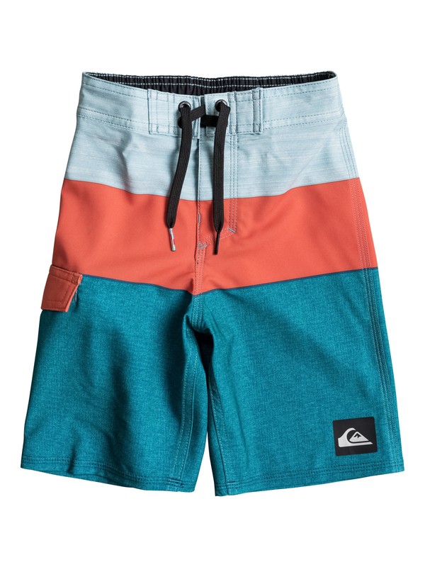 quiksilver, Niños 2-7 Boardshorts Blocked Everyday de 14", MOROCCAN BLUE (bsg6) 0 Niños 2-7 Boardshorts Blocked Everyday de 14" EQKBS03102 Quiksilver