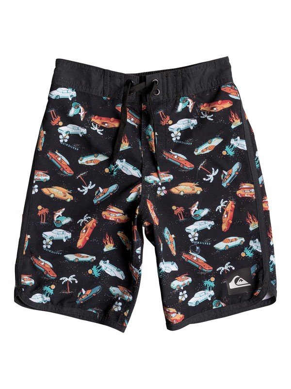 quiksilver, ARCADE CARS BOY 14, BLACK (kvj6) 0 ARCADE CARS BOY 14 EQKBS03124 Quiksilver