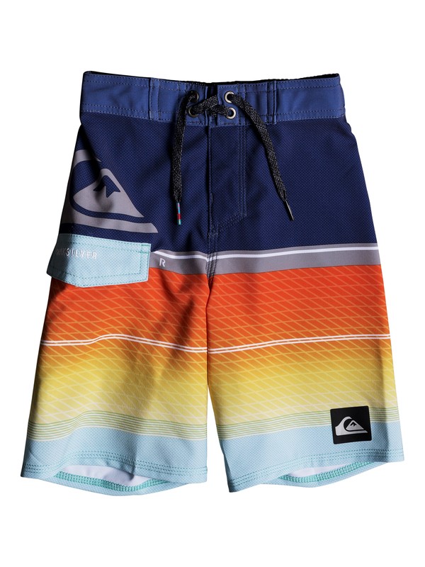 quiksilver, HIGHLINE SLAB BOY 14, BIJOU BLUE (bng6) 0 HIGHLINE SLAB BOY 14 Azul EQKBS03152 Quiksilver