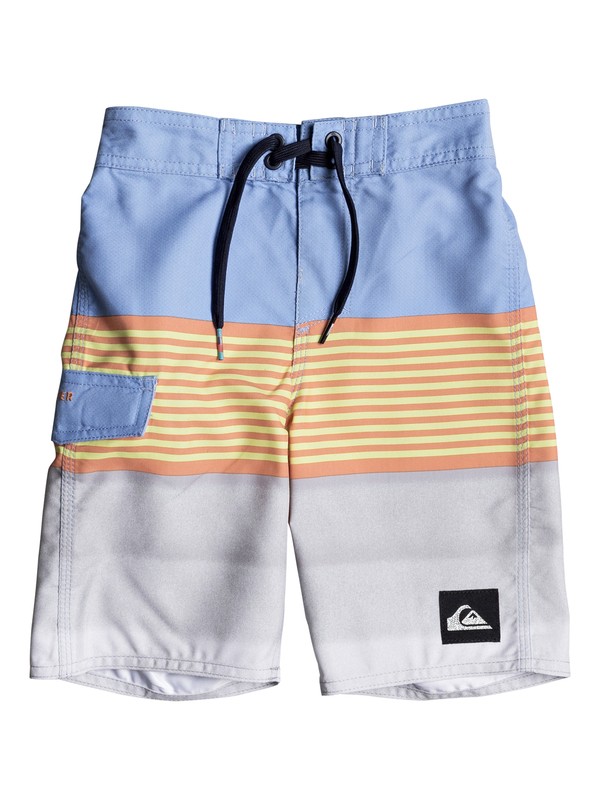 quiksilver, Boys 2 - 7 Division 14" Boardshorts, SILVER LAKE BLUE (bjq6) 0 Boys 2 - 7 Division 14" Boardshorts EQKBS03155 Quiksilver